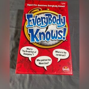 Everybody Knows Trivia card game